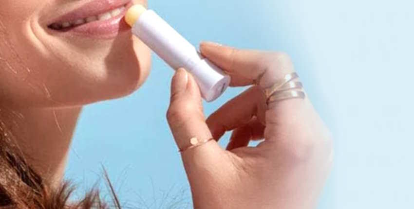 Best Travel Makeup Kit Essentials - lip balm with SPF