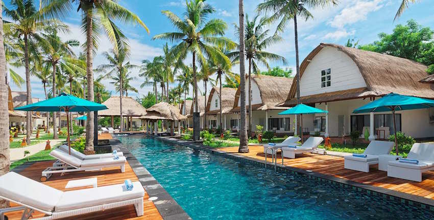 Best Gili Trawangan Accommodation - Jambuluwuk Oceano Resort Gili Trawangan