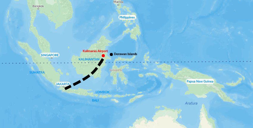 How to get to Derawan Islands from Jakarta? Jakarta to Derawan Islands Flights