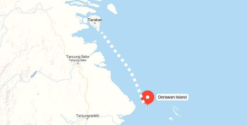 How to get to Derawan Islands from Tarakan? Boat tour