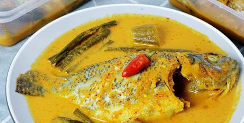 Traditional food in Sumatra Indonesia? Gulai Ikan Mas